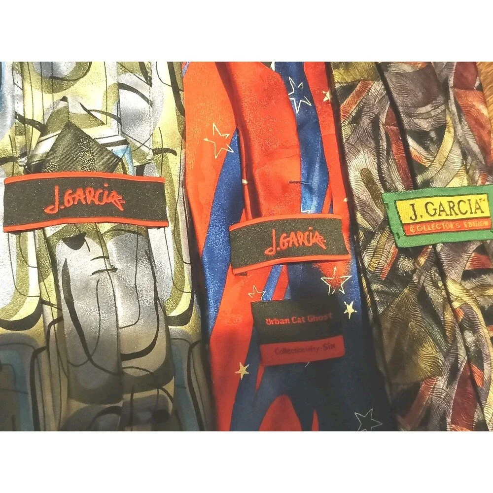 Jerry Garcia Tie Lot Of 3